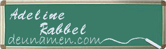 Adeline Rabbel Visitenkarte